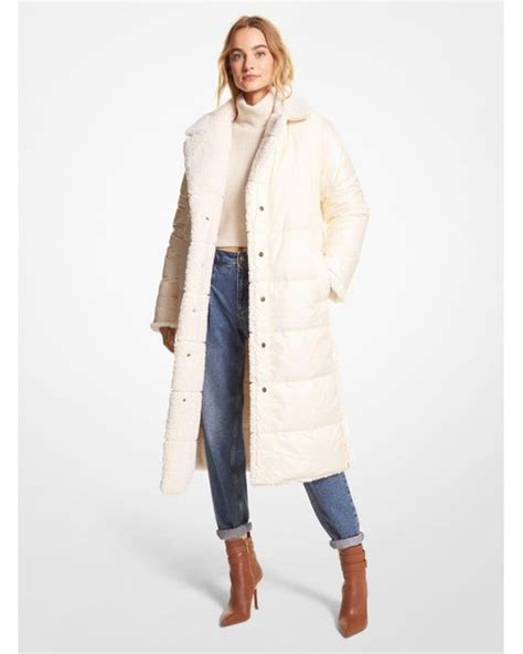 Michael Kors reversible puffer coat